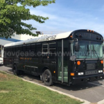 2007 Bluebird Prison Bus Fully Equipped with Cage & Lights
