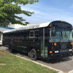 2007 BlueBird Prison Bus w/lights & Interior Cage Seats